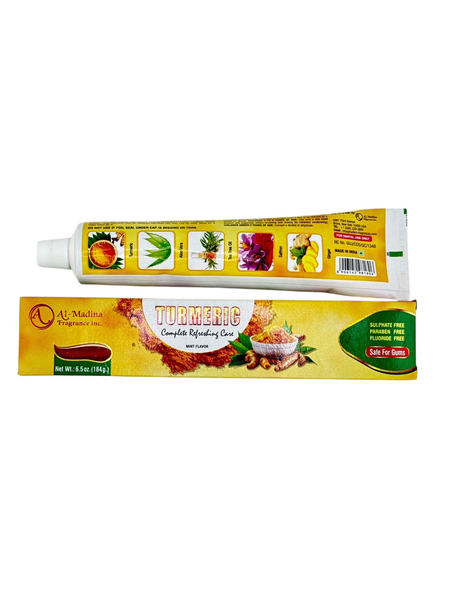 5 in 1 Turmeric Toothpaste